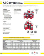 Amerex B402, 5 lb ABC Dry Chemical Fire Extinguisher with Aluminum Valve, Pack of 3