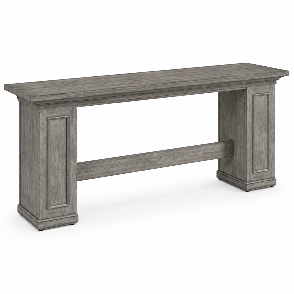 63-Inch Farmhouse Console Table, Long Wooden Sofa & Entryway Table