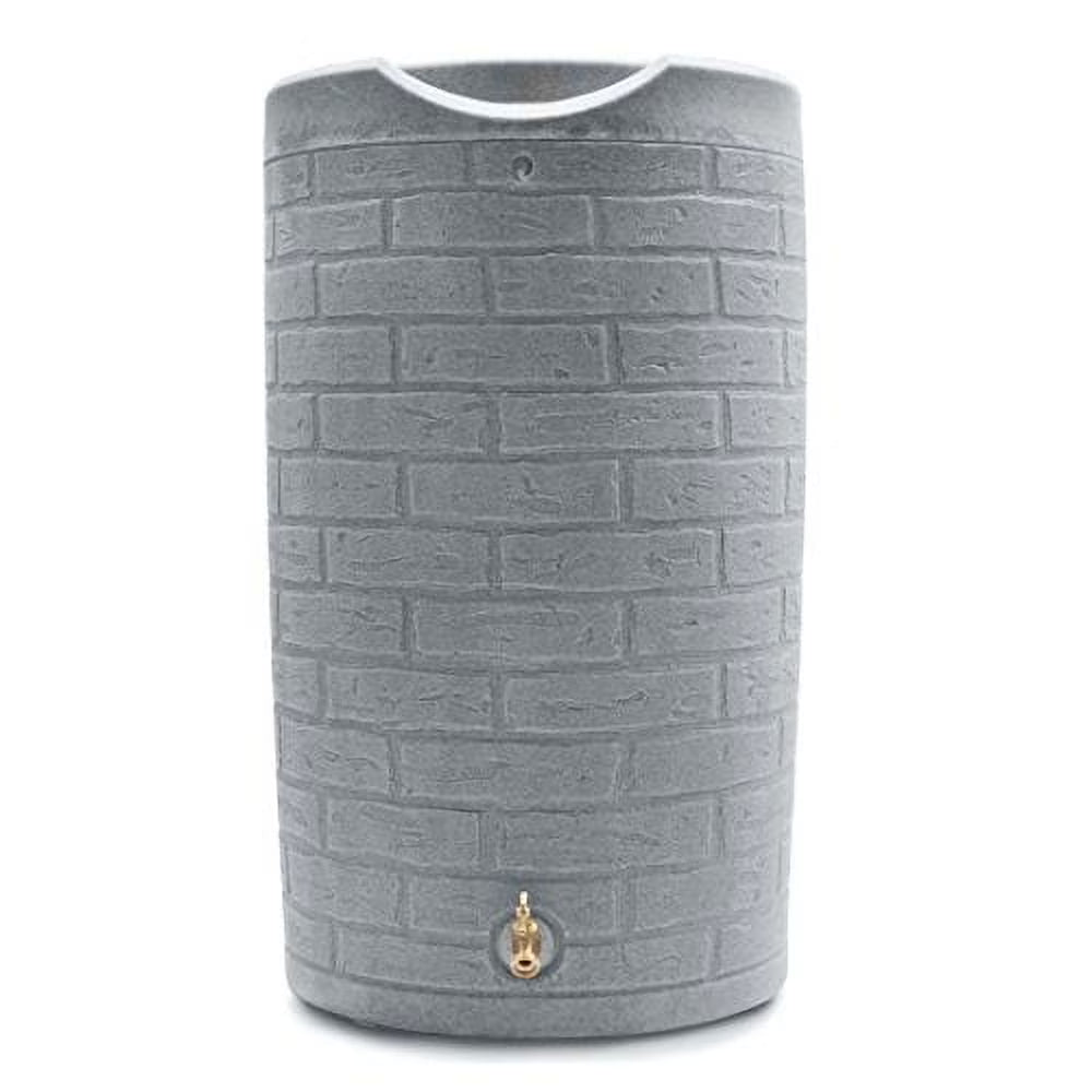 Good Ideas IMP - D50 - DAR Impressions Downton Rain Saver Rain Barrel, 50 Gallon, Dark Granite