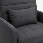 3-in-1 Sleeper Chair Sofa Bedwith USB Port, Foldable Table& Pillow