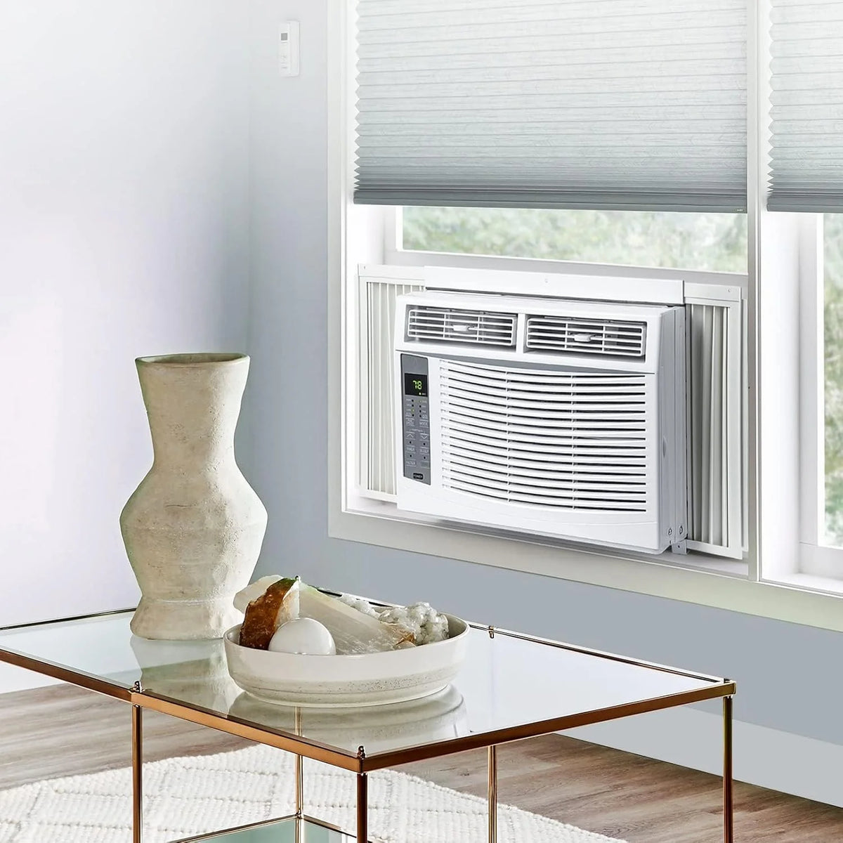 GAOMON Smart 6000 BTU Window Air Conditioner - WiFi - Enabled AC with Remote & App Control, Timer, Sleep Mode, Easy
