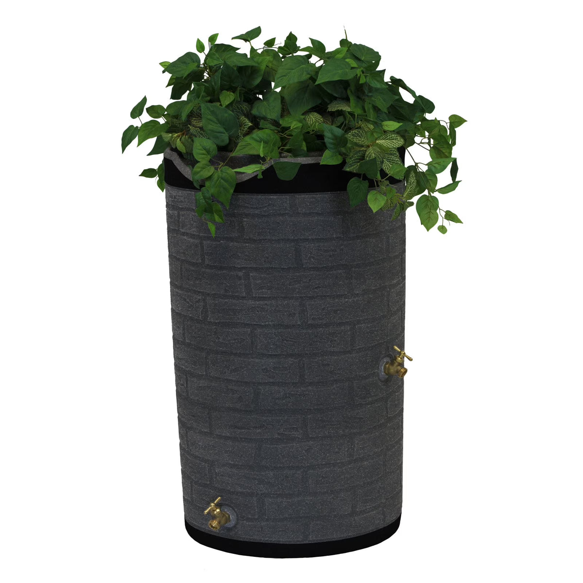 Good Ideas IMP - D50 - DAR Impressions Downton Rain Saver Rain Barrel, 50 Gallon, Dark Granite