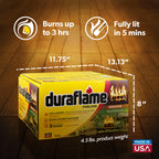 Duraflame 4.5 Pound 3 Hour Long Burn Time Quick Light Fire Log (12 Pack)