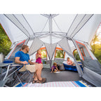 Ozark Trail 20' x 18' 12 - Person 3 - Room Instant Cabin Tent with Screen Room, 56.5 lb