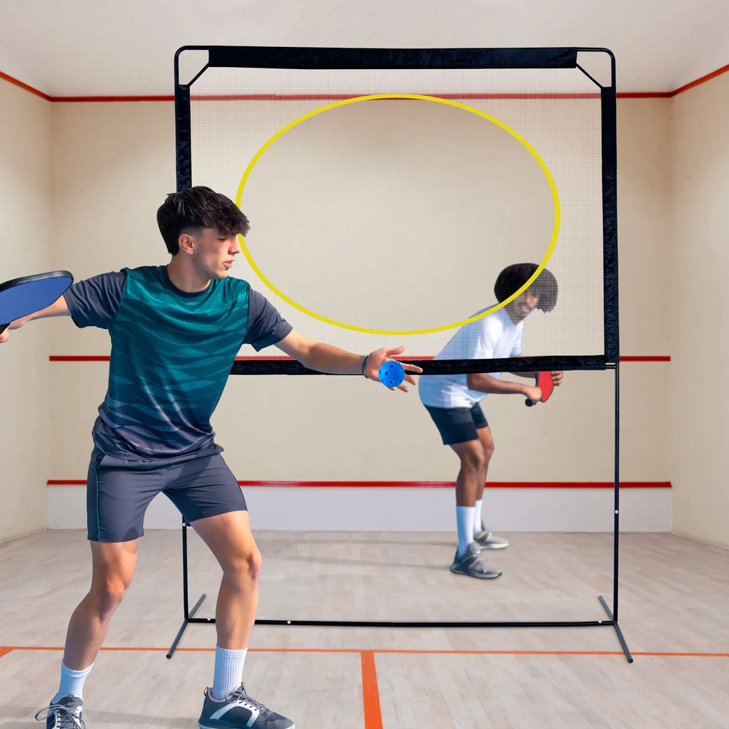 Slsy Portable Pickleball with Net, A Racket Game That Combines Pickleball, Badminton, Jianzi, and Tennis, Backyard Games Sport Outdoor Indoor, Fun Games for Kids & Adults