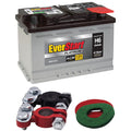 Everstart Platinum AGM Automotive Battery, Group H6 / LN3 / 48 12 Volt, 760 CCA with Top Post Epoxy Coated Battery