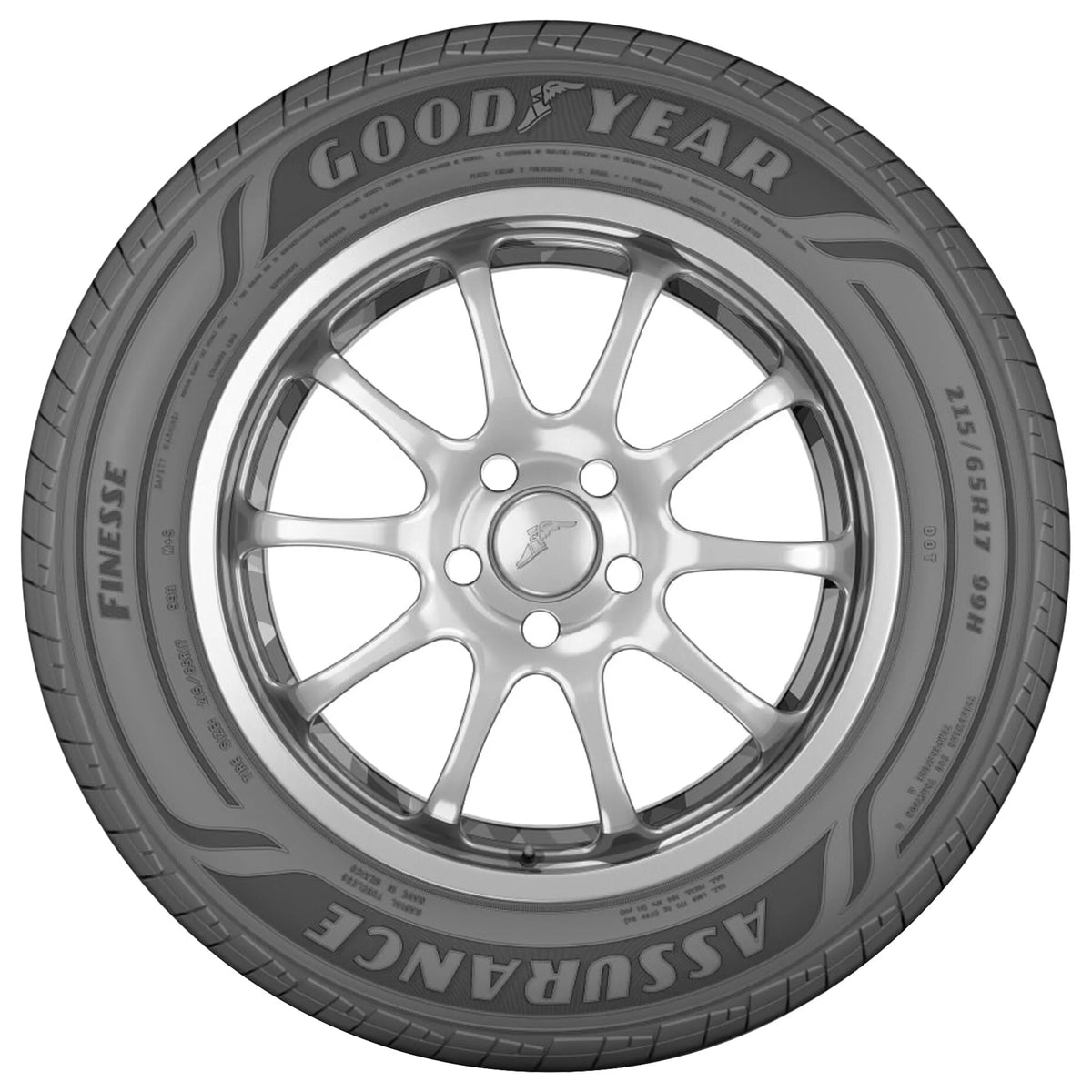 Goodyear Assurance Finesse All-Season 235/55R19 101H Passenger Tire