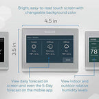Honeywell Wi - Fi Smart Color Thermostat, 7 Day Programmable, Touch, Alexa Ready
