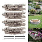 RTS Home Accents Rock Lock Raised Garden Bed Curved Rock (Pack of 4)