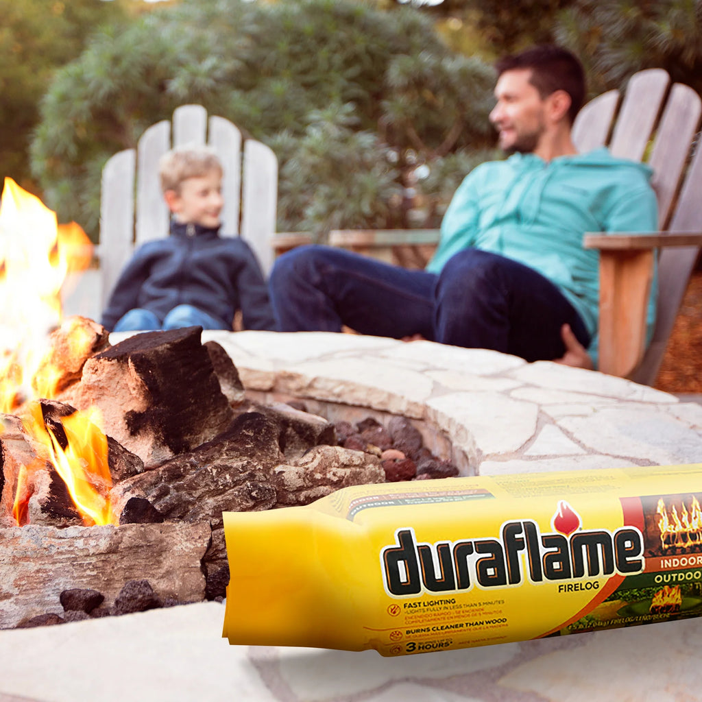 Duraflame 4.5 Pound 3 Hour Long Burn Time Quick Light Fire Log (12 Pack)