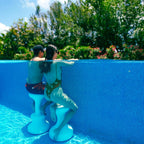 Dunn - Rite Products Made in USA Submersible Swim up Pool Stools for Underwater Use, Bar Stool for Inside Pool and
