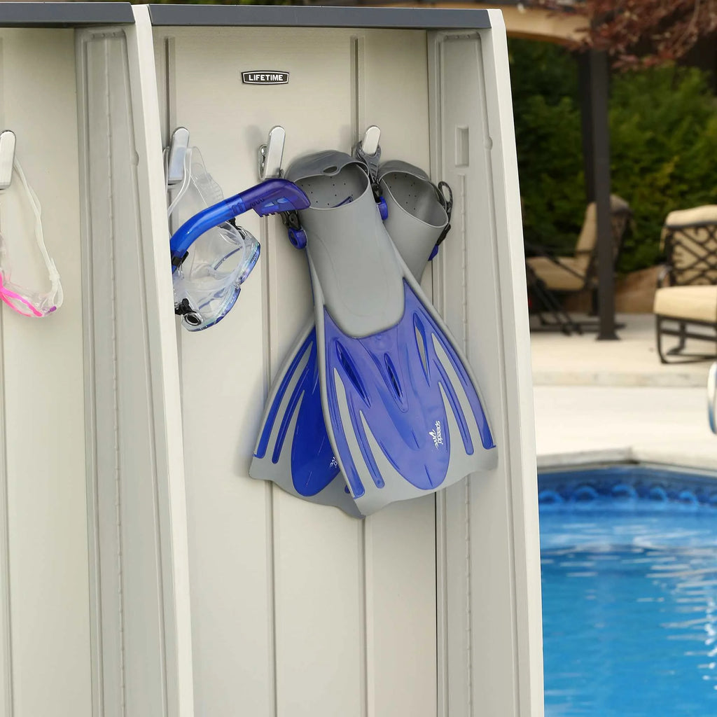 Lifetime Home and Garage Polyethylene Storage Locker, Freestanding for Adults and Children (60226)