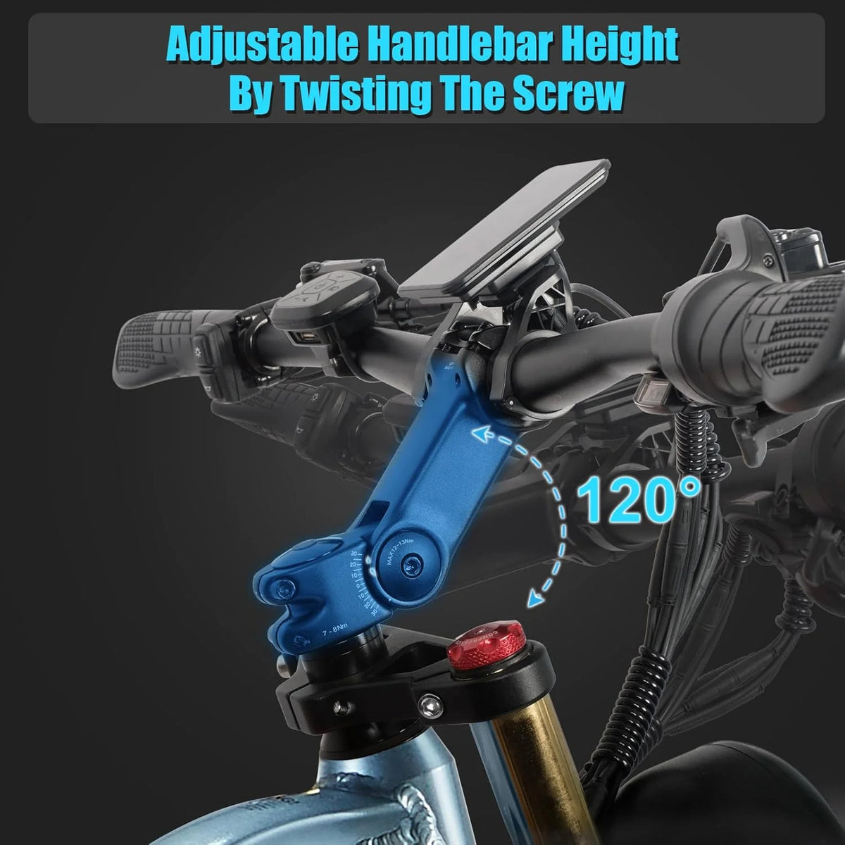 Electric Bike for Adults 26'', 1000W E - Mountain Bike 48V 30/20ah UL2849 Removable Battery, Fat Tire Ebike up to