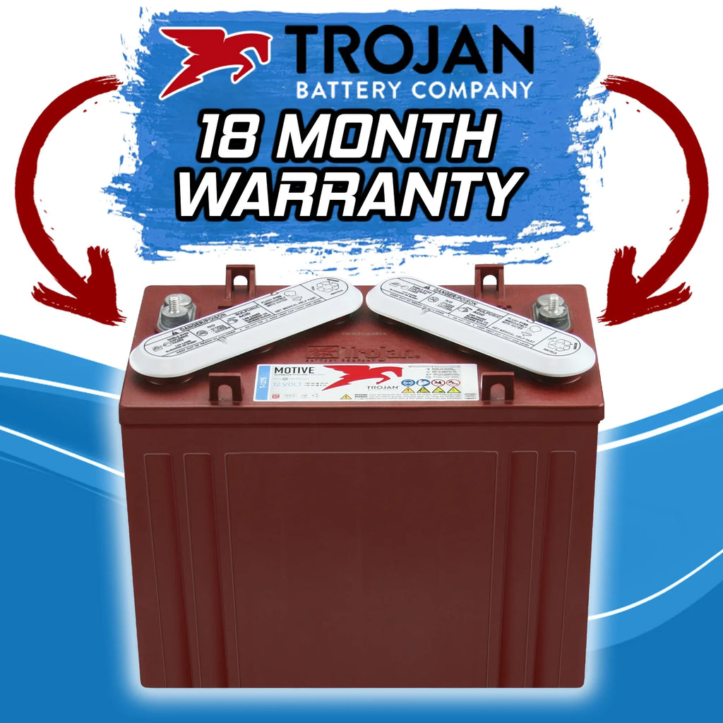 Trojan T - 1275 12V 150ah Flooded Lead Acid GC12 Deep Cycle Battery X6