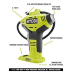 Ryobi P737D 18-Volt One+ Cordless Pressure Inflator with Digital Gauge. 4.0 Ah 18-Volt One+ Capacity Lithium-Ion