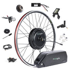 Ebikeling 48V 1500W 52V 19.2AH Rear - Rack Ebike Conversion Kit with Battery 700C Rear Electric Bike Conversion Kit