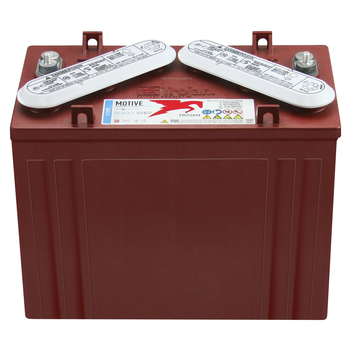 Trojan T - 1275 12V 150ah Flooded Lead Acid GC12 Deep Cycle Battery X6