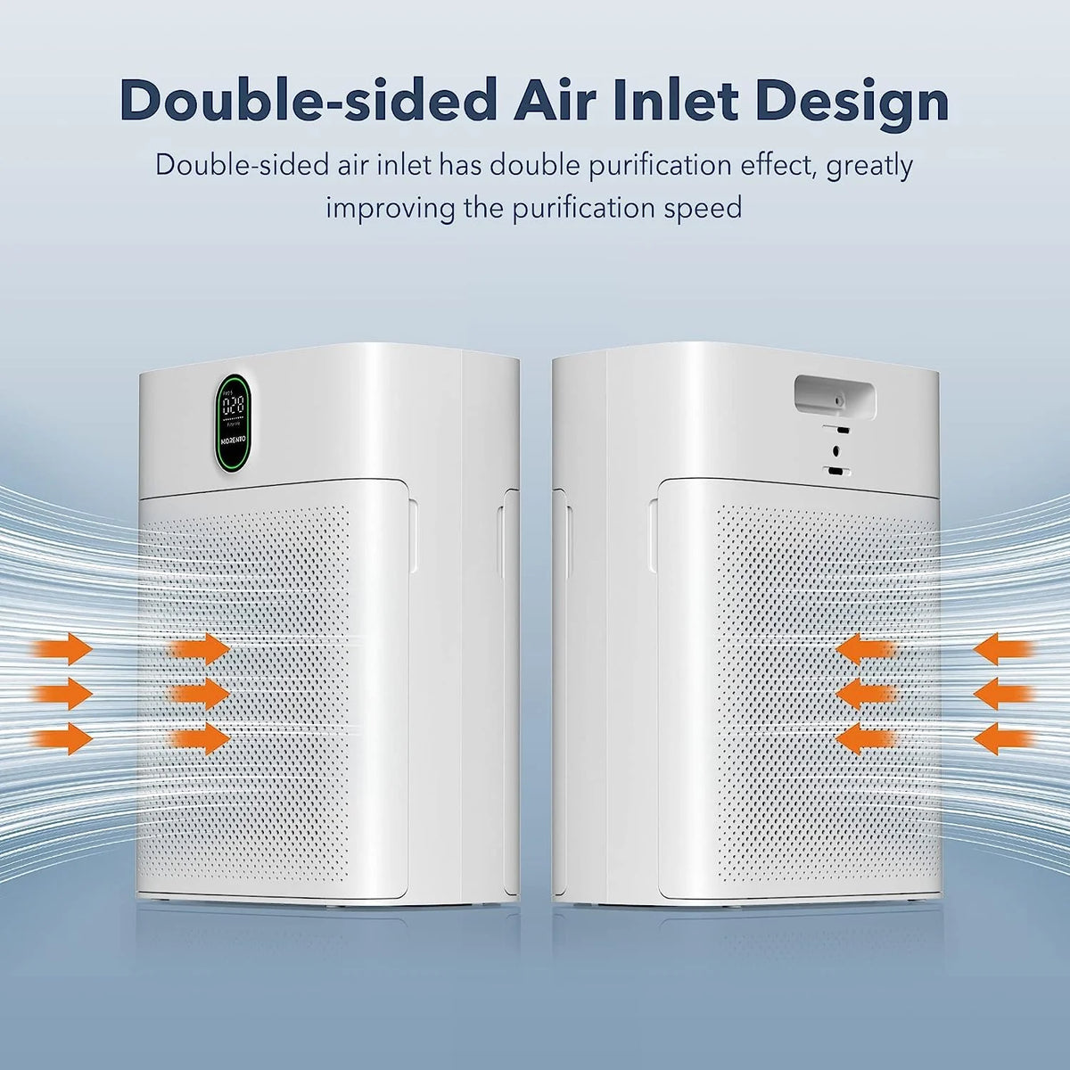 MORENTO Air Purifiers for Home Large Room with H13 True HEPA Filter
