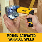 8V MAX Cordless Gyroscopic Screwdriver with Adjustable Handle, (2) 1.0ah Batteries, Charger, and Bag