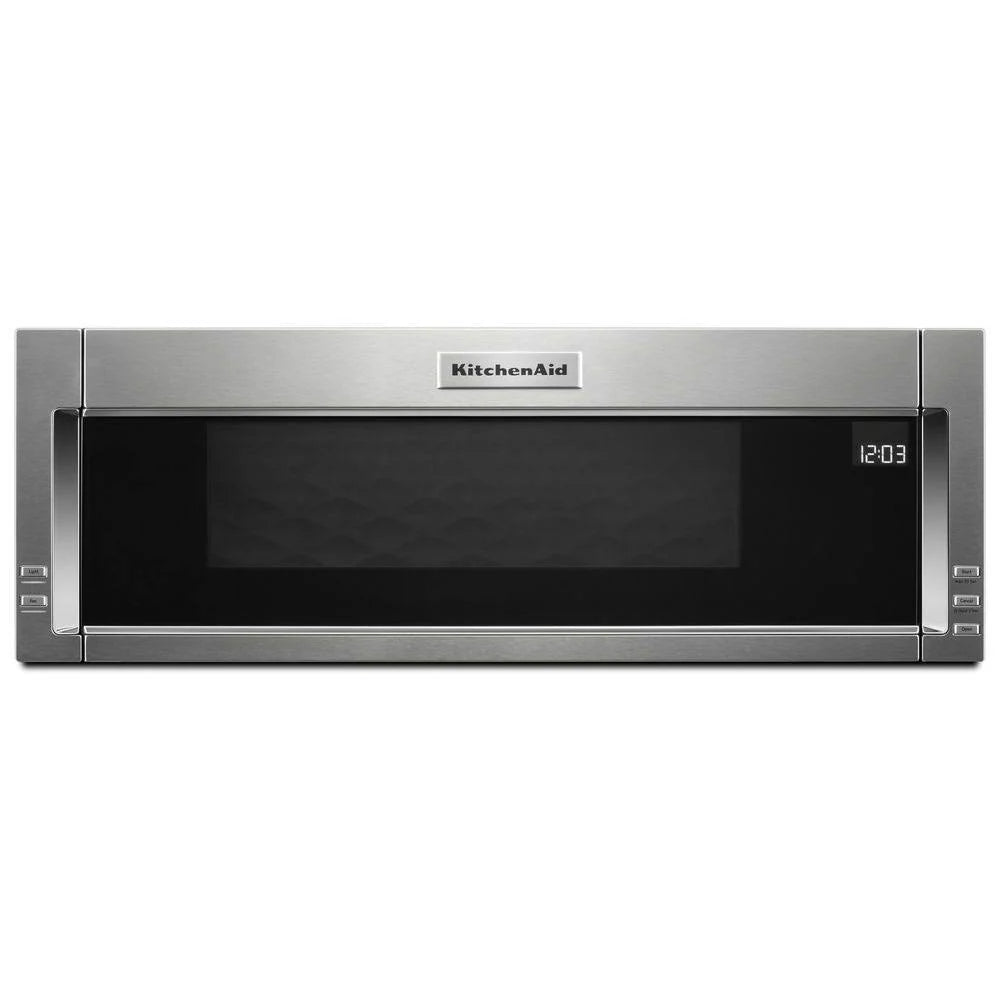 KitchenAid 30-Inch Low Profile Microwave Hood. 1000W. Stainless Steel. Dual LED. 4-Speed Ventilation