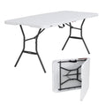 Lifetime 6' Commercial Grade High - Quality Fold - in - Half Folding Table, White (25011)