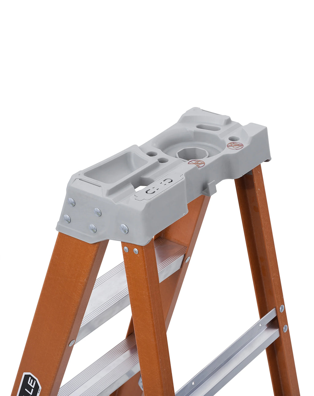 Louisville Ladder 12 - Foot Fiberglass Step Ladder, 300 - Pound Load Capacity, Type IA, FS1512