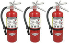 Amerex B402, 5 lb ABC Dry Chemical Fire Extinguisher with Aluminum Valve, Pack of 3