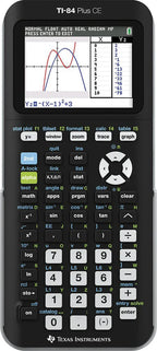 Texas Instruments TI - 84 Plus CE Graphing Calculator, Matte Black