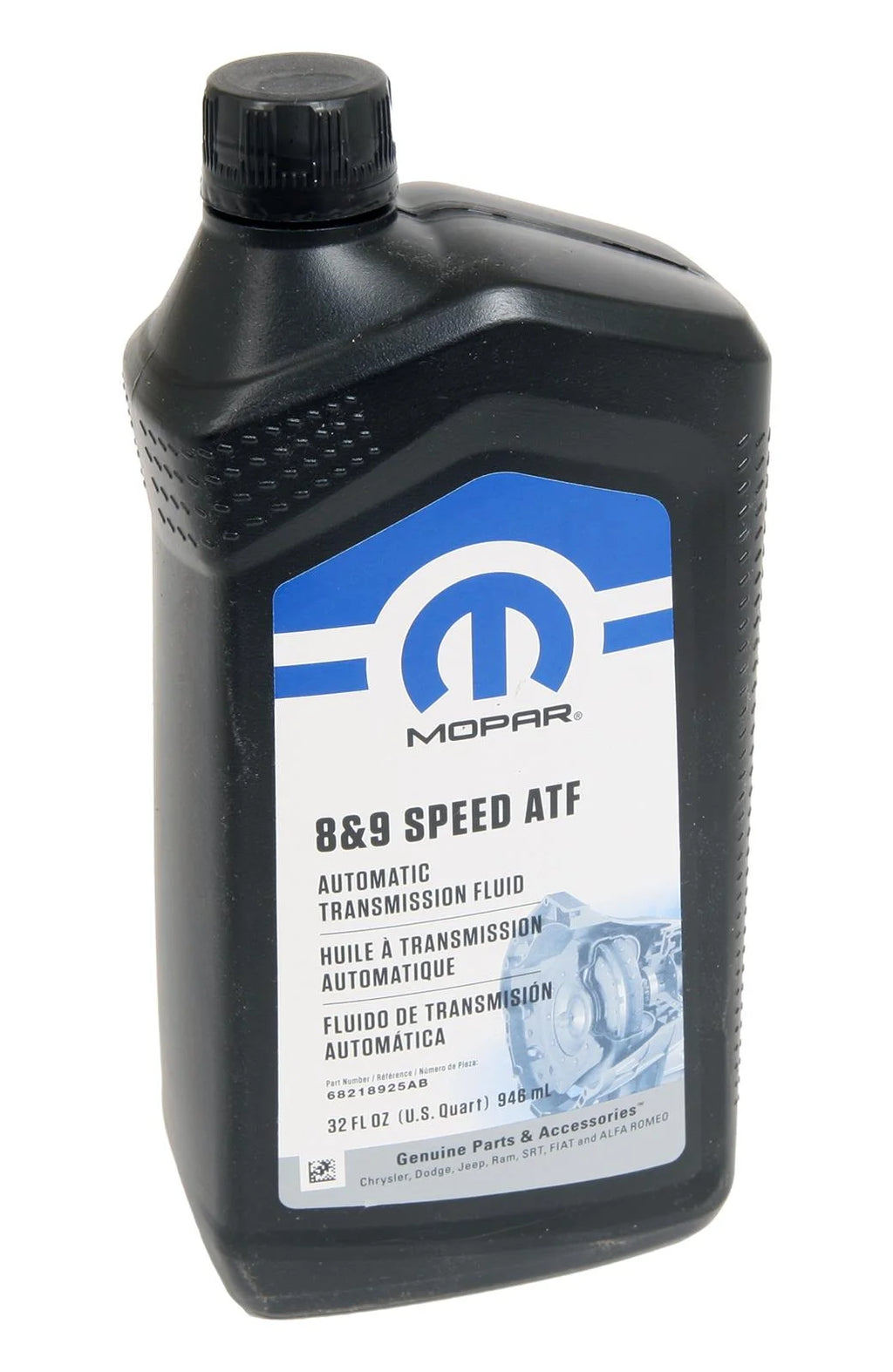 Mopar 8 and 9 Speed Automatic Transmission Fluid Case of 6 Quarts Chrysler Dodge Jeep