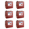6 - Volt Golf Cart Batteries - Trojan Battery 6V/225ah T - 105 (6 - Pack, 36V)