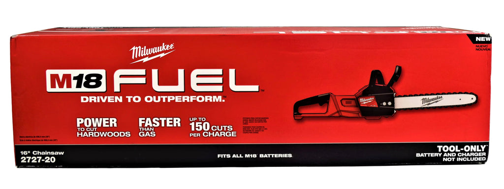 Milwaukee M18 FUEL 16" 18V Li - Ion Brushless Cordless Chainsaw Tool - Only 2727 - 20