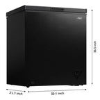Arctic King 7 cu ft Chest Freezer, Black