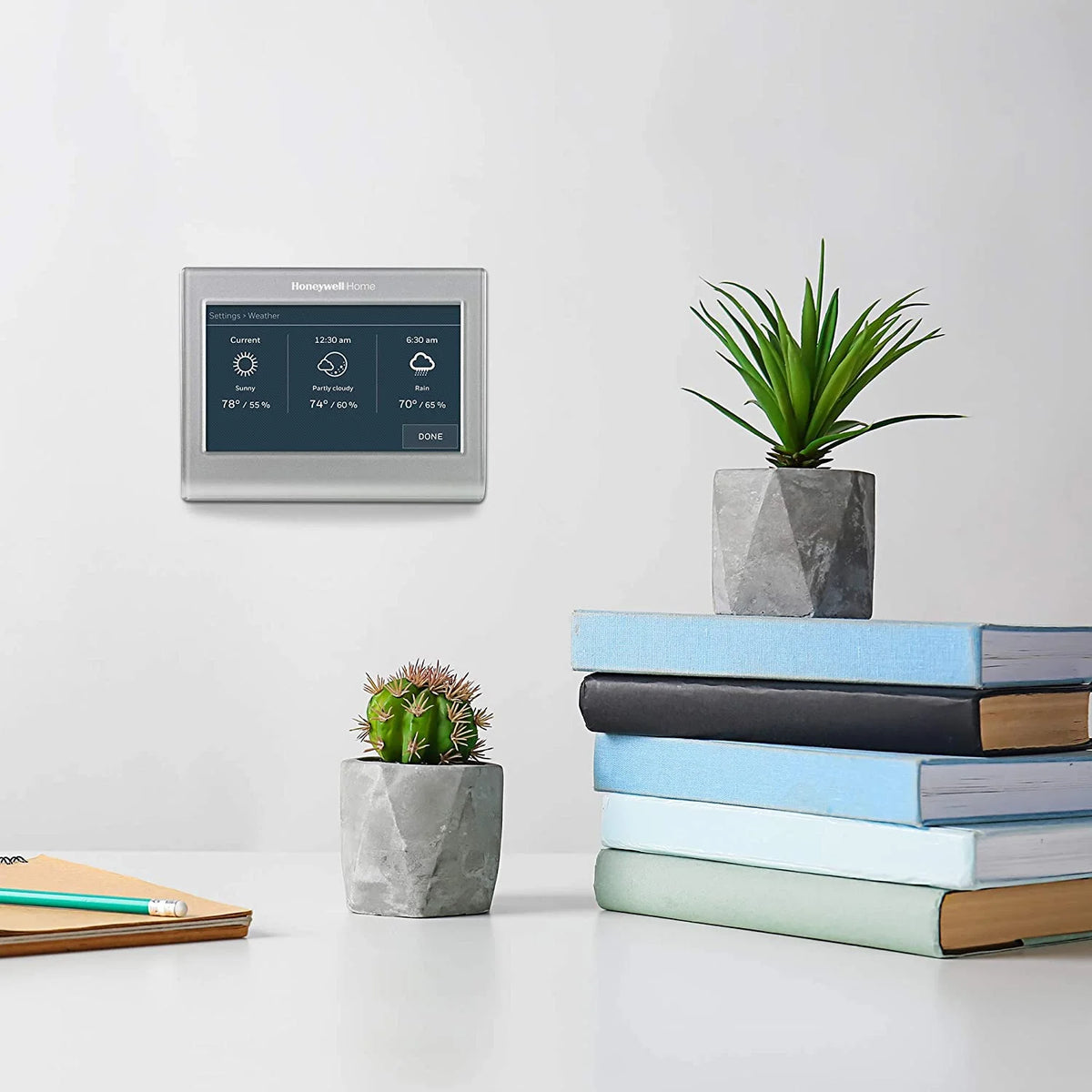 Honeywell Home RTH9585WF1004 Wi - Fi Smart Color Thermostat, 7 Day