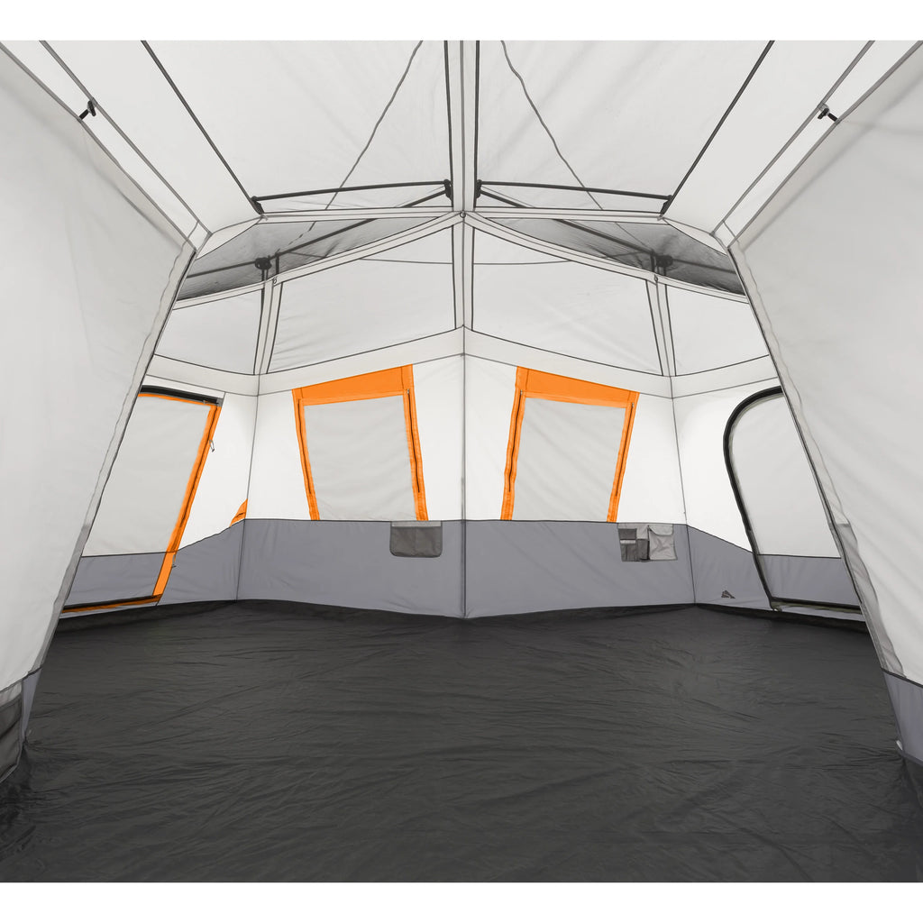 Ozark Trail 20' x 18' 12 - Person 3 - Room Instant Cabin Tent with Screen Room, 56.5 lb