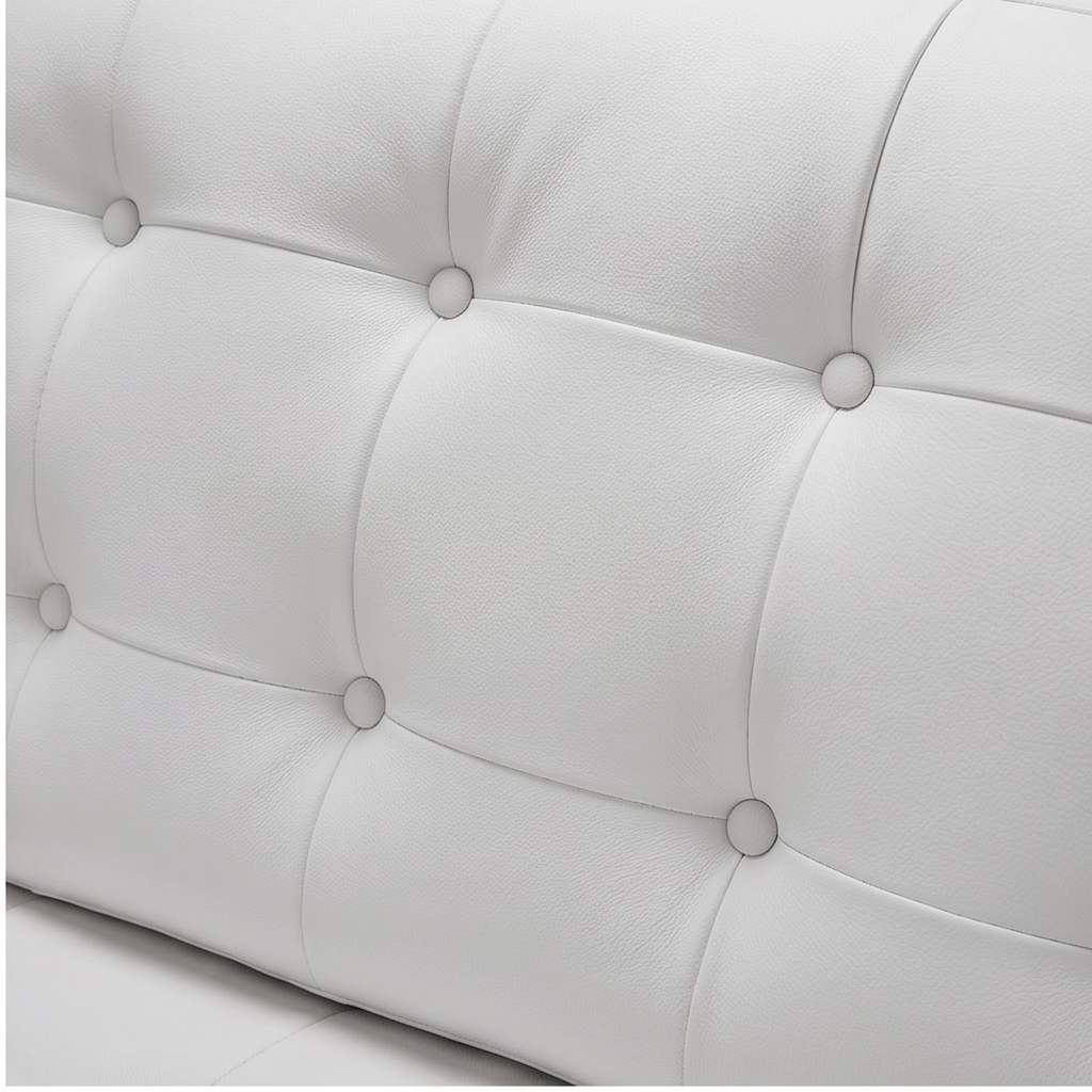 Roomviax Era Leather Sofa White