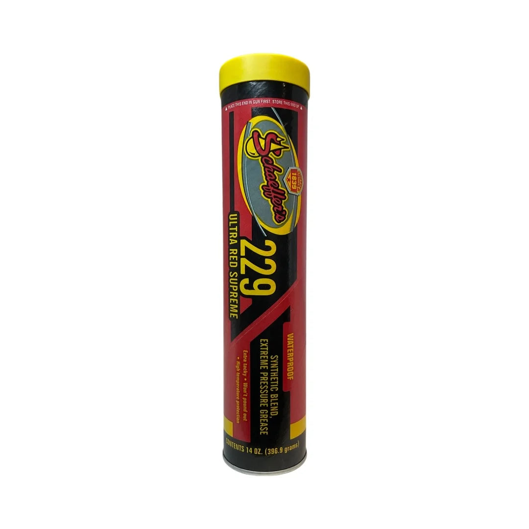 Schaeffer'S 229 - 10 PACK Ultra Red Supreme Waterproof Grease - Synthetic Blend EP - 14 oz Tube