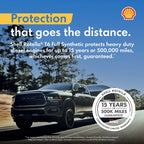(3 Pack) Shell Rotella T6 Full Synthetic 15W - 40 Motor Oil, 1 Gallon (3 Pack)