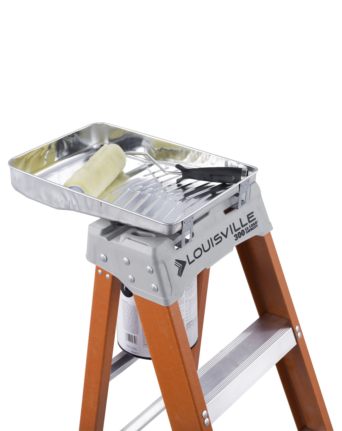 Louisville Ladder 12 - Foot Fiberglass Step Ladder, 300 - Pound Load Capacity, Type IA, FS1512
