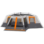Ozark Trail 20' x 18' 12 - Person 3 - Room Instant Cabin Tent with Screen Room, 56.5 lb