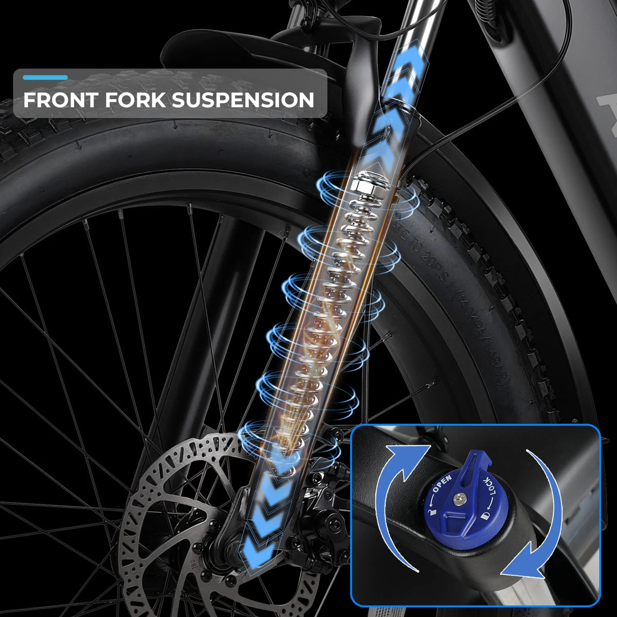 ANCHEER Electric Bike for Adults Peak 1000W Electric Bicycle 48V 15AH Battery Electric Bike 26" x 4.0" Fat Tire