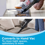 BLACK+DECKER POWERSERIES+ 20V Max* Cordless Stick Vacuum Kit, for Carpet and Hard Floors, Convertible to Handheld, 44