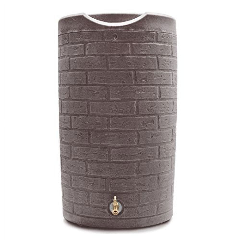 Good Ideas IMP - D50 - DAR Impressions Downton Rain Saver Rain Barrel, 50 Gallon, Dark Granite
