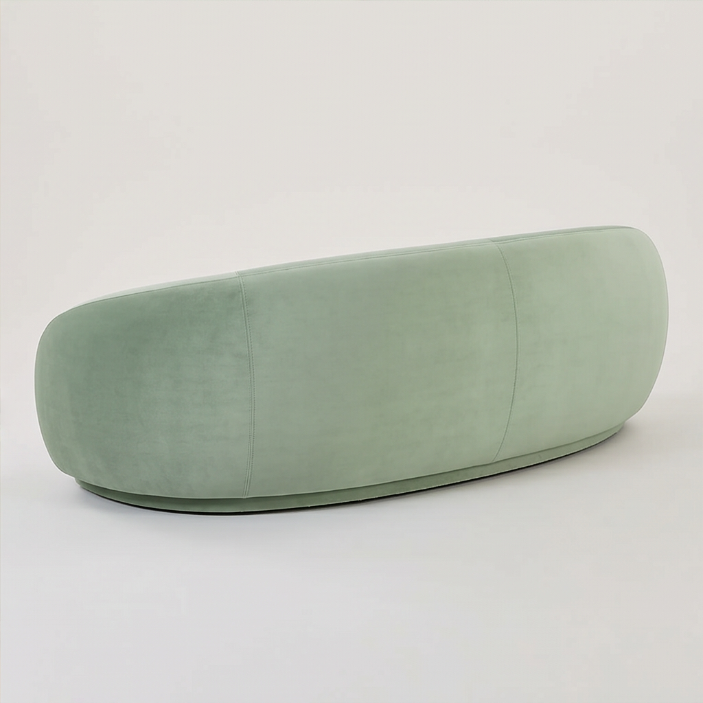 Roomviax Keelin Velvet Sofa Moss Green
