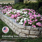 RTS Home Accents Rock Lock Raised Garden Bed Curved Rock (Pack of 4)