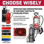 Chapin 1949 3.5 Gallon Tri - Poxy Industrial Concrete Open Head Tank Sprayer