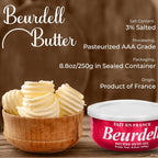 Beurdell Canned French Butter �m?100% Natural Salted Pasteurized Real Butter Long Shelf Life Emergency Survival Food