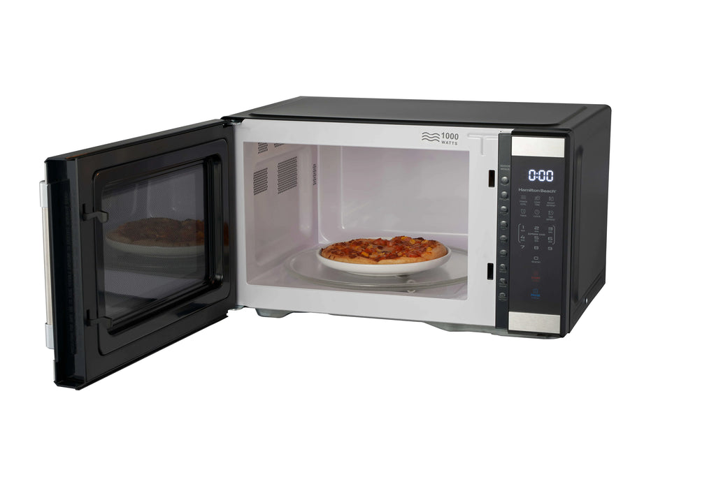 Hamilton Beach 1.1 cu ft Countertop Microwave Oven in Stainless Steel