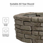 RTS Home Accents Rock Lock Raised Garden Bed Curved Rock (Pack of 4)
