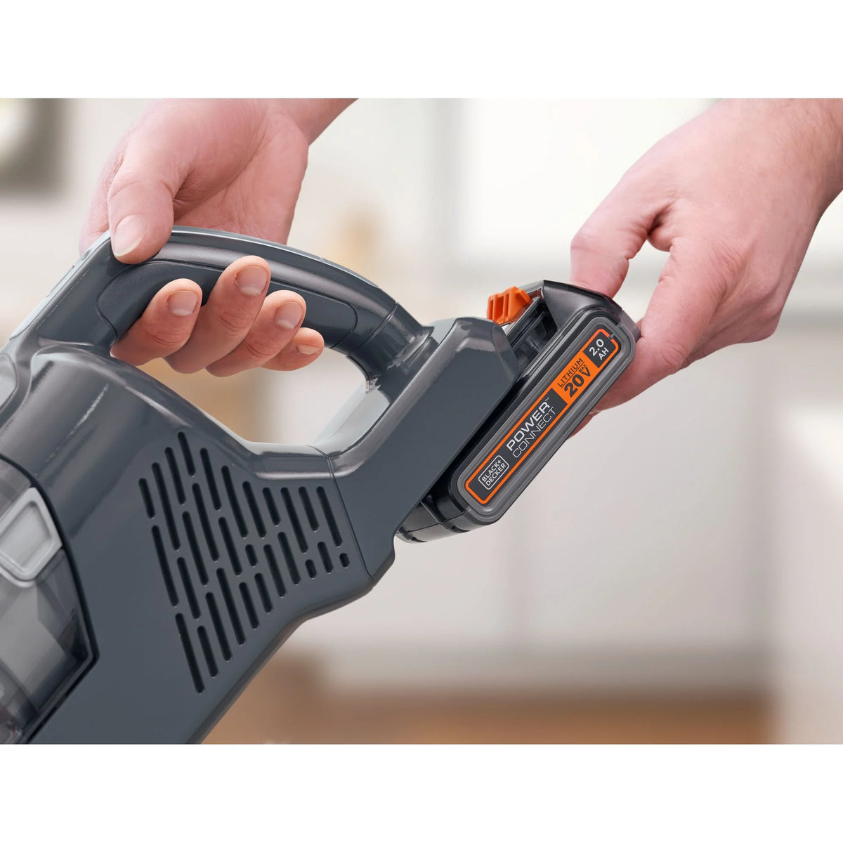 BLACK+DECKER POWERSERIES+ 20V Max* Cordless Stick Vacuum Kit, for Carpet and Hard Floors, Convertible to Handheld, 44