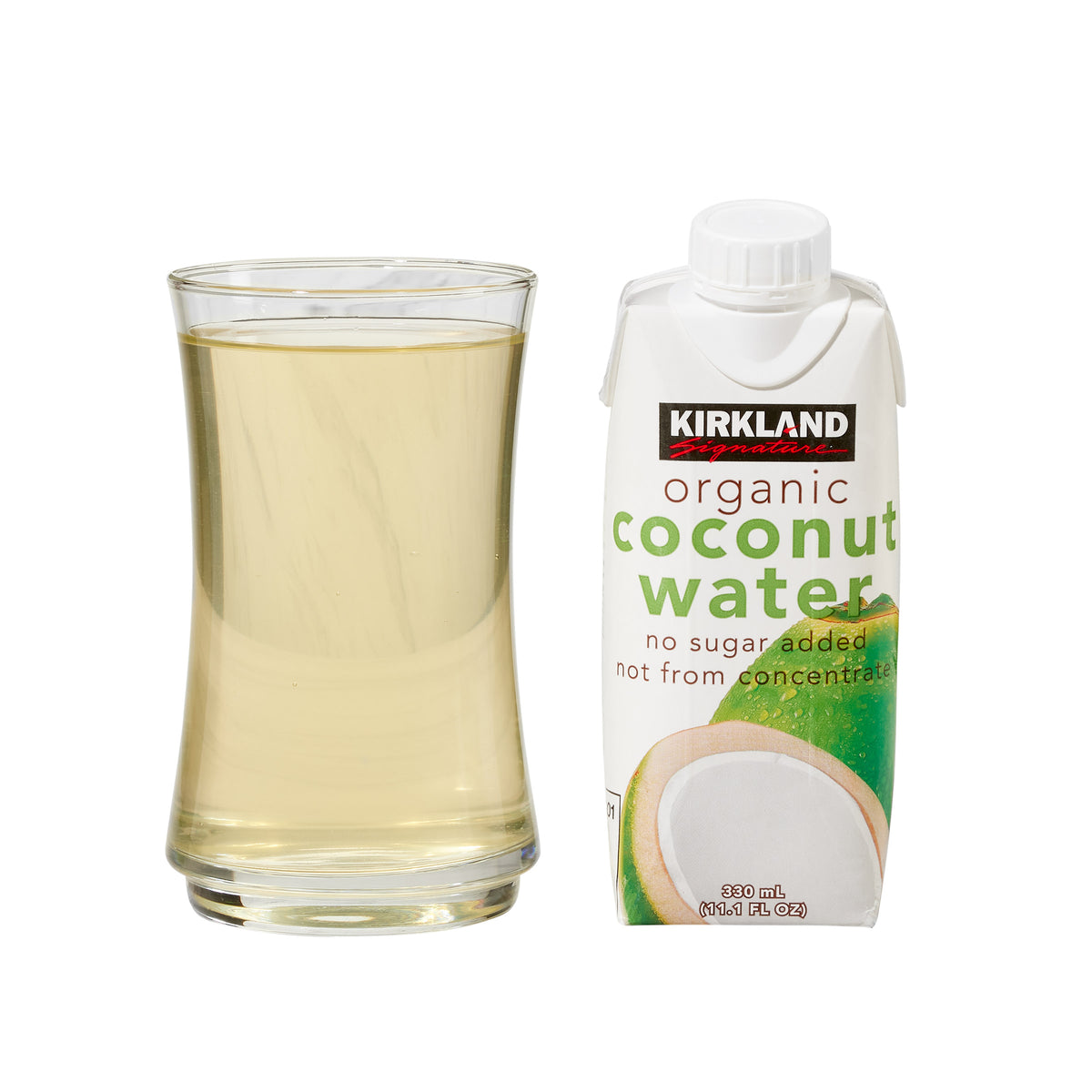 Kirkland Signature, Organic Coconut Water, 11.1 Fl Oz, 12 - Count